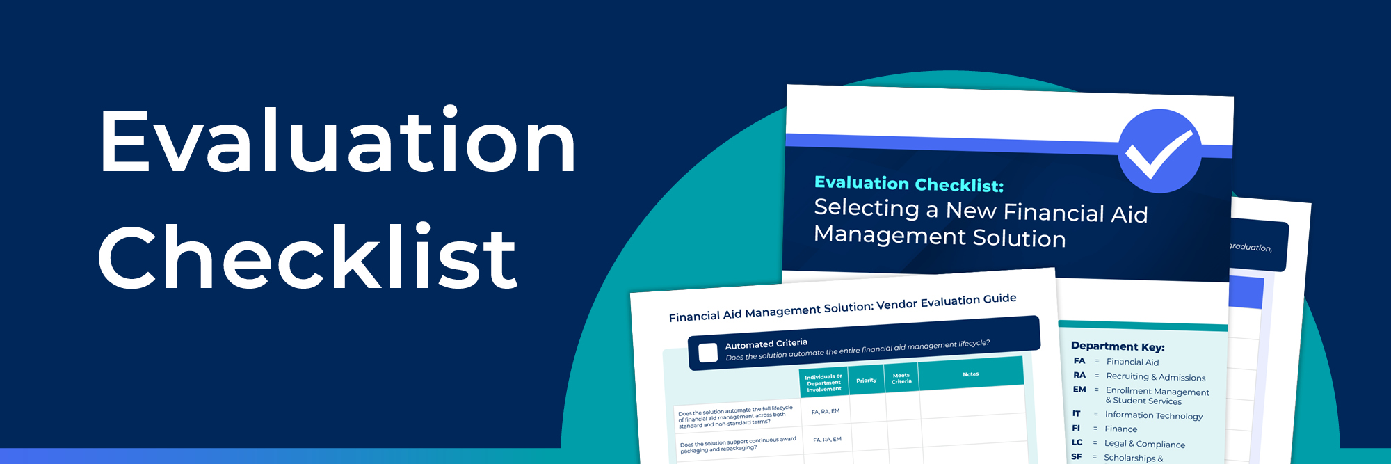 Evaluation Checklist header